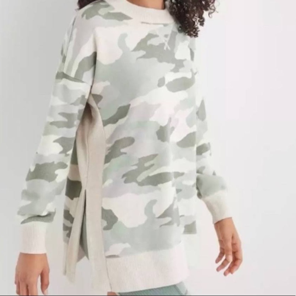 Aerie Camo Crewneck